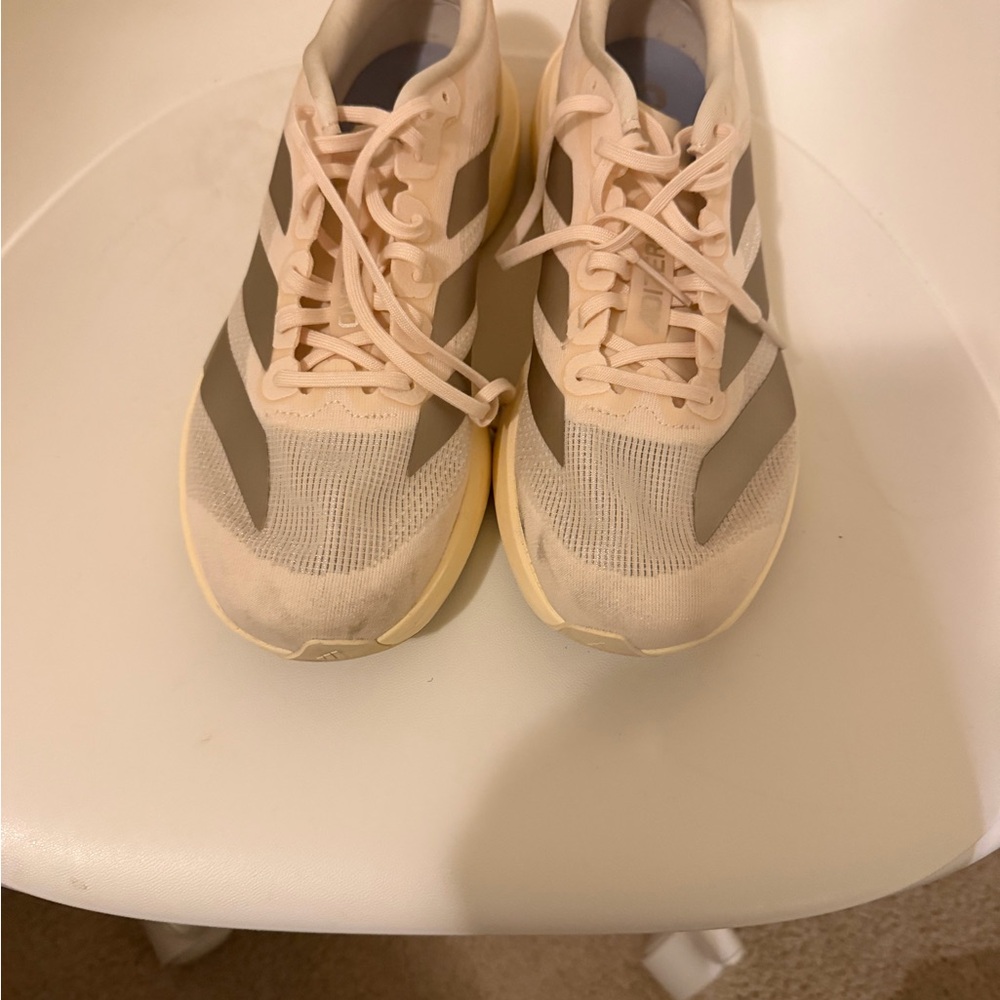 Adidas  Beige Women's Running Sneakers